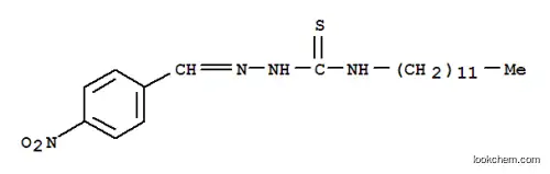 Molecular Structure of 6340-26-7 ((2E)-N-dodecyl-2-(4-nitrobenzylidene)hydrazinecarbothioamide)