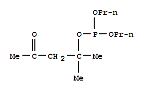 Phosphorousacid, 1,1-dimethyl-3-oxobutyl dipropyl ester