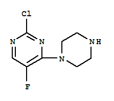 Pyrimidine,2-chloro-5-fluoro-4-(1-piperazinyl)-