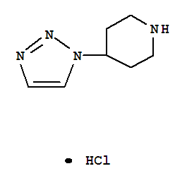 Piperidine,4-(1H-1,2,3-triazol-1-yl)-, hydrochloride (1:1)