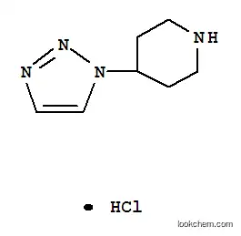 Molecular Structure of 690261-88-2 (Piperidine,4-(1H-1,2,3-triazol-1-yl)-, hydrochloride (1:1))