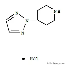 Molecular Structure of 690261-89-3 (Piperidine,4-(2H-1,2,3-triazol-2-yl)-, hydrochloride (1:1))