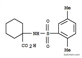 Molecular Structure of 690646-16-3 (1-([(2,5-DIMETHYLPHENYL)SULFONYL]AMINO)CYCLOHEXANECARBOXYLIC ACID)