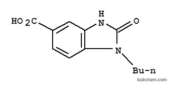 Molecular Structure of 698981-46-3 (1H-Benzimidazole-5-carboxylicacid, 1-butyl-2,3-dihydro-2-oxo-)
