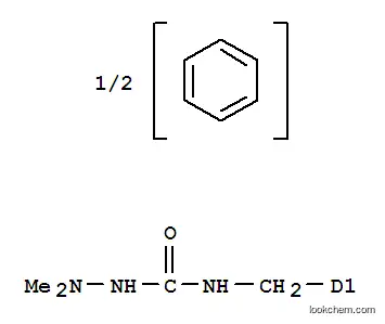 Molecular Structure of 69911-58-6 (4,4'-[phenylenebis(methylene)]bis[1,1-dimethylsemicarbazide])
