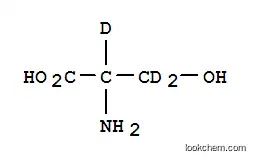 Molecular Structure of 70094-78-9 (DL-SERINE (2,3,3-D3))