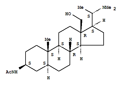 Acetamide,N-[(3b,5a,20S)-20-(dimethylamino)-18-hydroxypregnan-3-yl]- (9CI)