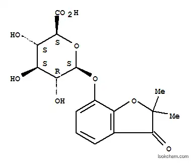 Molecular Structure of 70988-93-1 (2,2-dimethyl-3-oxo-2,3-dihydro-1-benzofuran-7-yl beta-D-glucopyranosiduronic acid)
