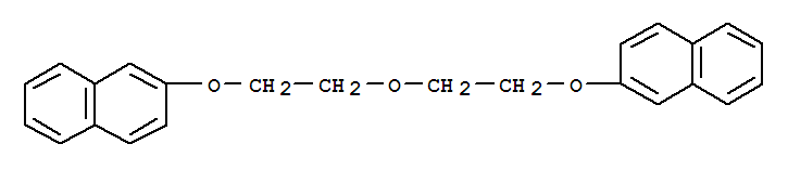 7151-10-2,Naphthalene,2,2'-[oxybis(2,1-ethanediyloxy)]bis- (9CI),NSC37219