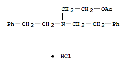 Ethanol,2-[bis(2-phenylethyl)amino]-, 1-acetate,hydrochloride (1:1)