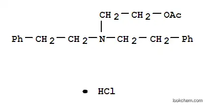 2-[Bis(2-phenylethyl)amino]ethyl acetate;hydrochloride