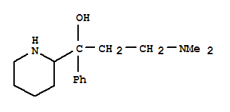 7154-12-3,3-dimethylamino-1-phenyl-1-(2-piperidyl)propan-1-ol,NSC42702