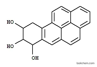 Molecular Structure of 71697-30-8 (7,8,9,10-tetrahydrobenzo[pqr]tetraphene-7,8,9-triol)
