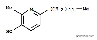 Molecular Structure of 7224-67-1 (3-Pyridinol,6-dodecyl-2-methyl-)
