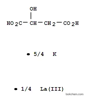 Molecular Structure of 7240-88-2 (Butanedioicacid, 2-hydroxy-, lanthanum(3+) potassium salt (4:1:5))
