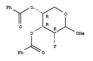 Ribopyranoside,methyl 2-deoxy-2-fluoro-, dibenzoate, D- (8CI)