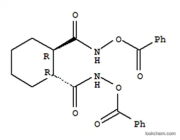 Hydroxylamine,N,N'-(1,2-cyclohexylenedicarbonyl)bis[O-benzoyl-, trans- (8CI)