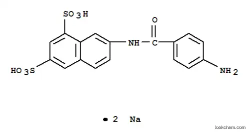 Molecular Structure of 7255-52-9 (7-[(4-aminobenzoyl)amino]naphthalene-1,3-disulfonic acid)