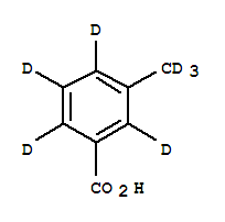 Benzoic-2,3,4,6-d4acid, 5-(methyl-d3)- (9CI)