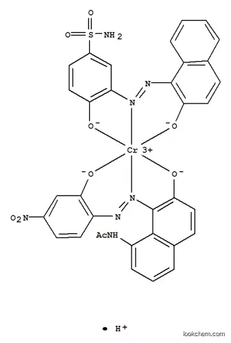 Molecular Structure of 73507-10-5 (Chromate(1-),[4-hydroxy-3-[(2-hydroxy-1-naphthalenyl)azo]benzenesulfonamidato(2-)][N-[7-hydroxy-8-[(2-hydroxy-4-nitrophenyl)azo]-1-naphthalenyl]acetamidato(2-)]-,hydrogen (9CI))