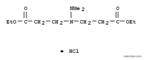 Molecular Structure of 7355-83-1 (Propanoic acid, 3,3'-(dimethylhydrazono)bis-, diethyl ester, monohydrochloride(9CI))