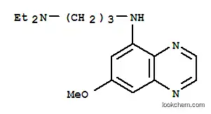 Molecular Structure of 7403-19-2 (1,3-Propanediamine,N1,N1-diethyl-N3-(7-methoxy-5-quinoxalinyl)-)
