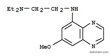 Molecular Structure of 7403-77-2 (1,2-Ethanediamine,N1,N1-diethyl-N2-(7-methoxy-5-quinoxalinyl)-)
