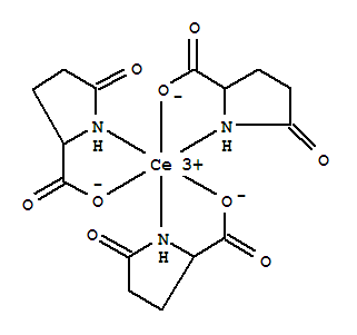 Cerium,tris(5-oxo-L-prolinato-N1,O2)- (9CI)