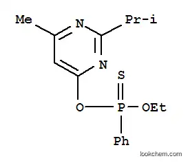 Molecular Structure of 74536-94-0 (Phosphonothioic acid, phenyl-, O-ethylO-[6-methyl-2-(1-methylethyl)-4-pyrimidinyl] ester (9CI))