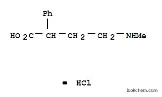 Molecular Structure of 7465-15-8 (4-(methylamino)-2-phenylbutanoic acid)
