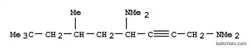 Molecular Structure of 7467-62-1 (2-Nonyne-1,4-diamine,N1,N1,N4,N4,6,8,8-heptamethyl-)