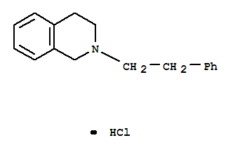 Isoquinoline, 1,2,3,4-tetrahydro-2-(2-phenylethyl)-,hydrochloride (1:1) cas  7467-63-2
