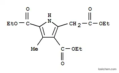 Molecular Structure of 7467-79-0 (diethyl 5-(2-ethoxy-2-oxoethyl)-3-methyl-1H-pyrrole-2,4-dicarboxylate)