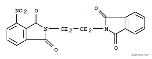 Molecular Structure of 7508-96-5 (2-[2-(1,3-dioxo-1,3-dihydro-2H-isoindol-2-yl)ethyl]-4-nitro-1H-isoindole-1,3(2H)-dione)