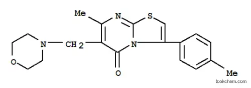 7-methyl-3-(4-methylphenyl)-6-(morpholin-4-ylmethyl)-5H-[1,3]thiazolo[3,2-a]pyrimidin-5-one