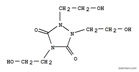 Molecular Structure of 75797-21-6 (1,2,4-tris(2-hydroxyethyl)-1,2,4-triazolidine-3,5-dione)