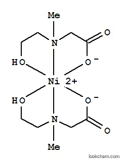 Molecular Structure of 76625-10-0 (bis[N-(2-hydroxyethyl)-N-methylglycinato-N,O,ON]nickel)