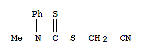 2-Cyanomethyl N-methyl-N-phenyldithiocarbamate