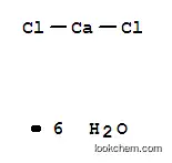 Molecular Structure of 7774-34-7 (Calcium chloride hexahydrate)
