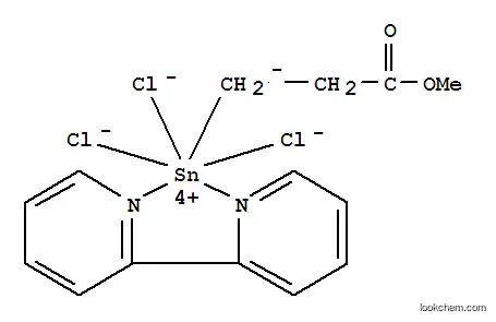 Molecular Structure of 78063-54-4 (Tin,(2,2'-bipyridine-N,N')trichloro(3-methoxy-3-oxopropyl)- (9CI))