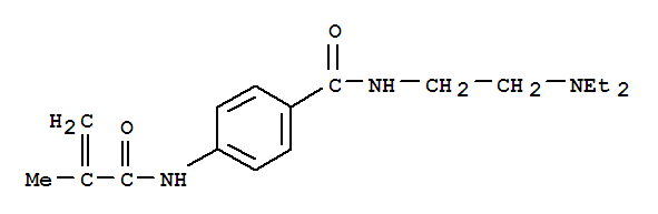 Benzamide, N-[2-(diethylamino)ethyl]-4-[(2-methyl-1-oxo-2-propen-1-yl)amino]-