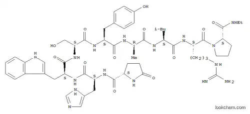 Molecular Structure of 79561-22-1 (Alarelin)