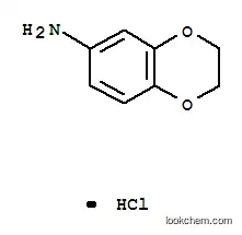 Molecular Structure of 801316-07-4 (2,3-dihydrobenzo[b][1,4]dioxin-6-amine hydrochloride)