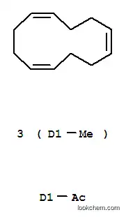 Molecular Structure of 80571-52-4 (Ethanone, 1-(trimethylcyclododecatrienyl)-(9CI))