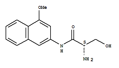 (2S)-2-Amino-3-hydroxy-N-(4-methoxy-2-naphthalenyl)propanamide