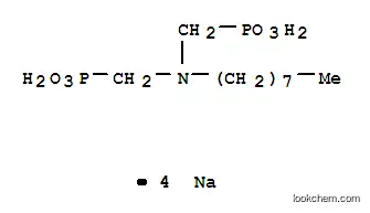 Molecular Structure of 81797-48-0 (Phosphonicacid, [(octylimino)bis(methylene)]bis-, tetrasodium salt (9CI))
