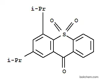 Molecular Structure of 82799-43-7 (2,4-bis(isopropyl)thioxanthen-9-one 10,10-dioxide)