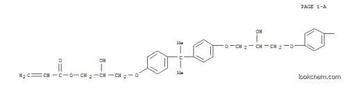 Molecular Structure of 83045-01-6 (2-Propenoic acid, (2-hydroxy-1,3-propanediyl)bis[oxy-4,1-phenylene(1-methylethylidene)-4,1-phenyleneoxy(2-hydroxy-3,1-propanediyl)oxy-4,1-phenylene(1-methylethylidene)-4,1-phenyleneoxy(2-hydroxy-3,1-propanediyl)] ester)
