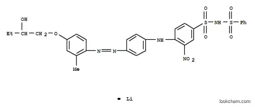 Molecular Structure of 83221-40-3 (lithium 4-[[4-[[4-(2-hydroxybutoxy)-o-tolyl]azo]phenyl]amino]-3-nitro-N-(phenylsulphonyl)benzenesulphonamidate)