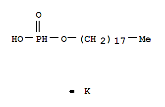 Phosphonicacid, monooctadecyl ester, potassium salt (9CI)